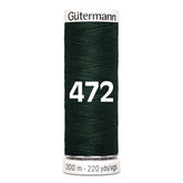 Gutermann garen | 200m | 472 donkergroen naaigaren GM - 200 - 472 - DONKERGROEN 4008015031268